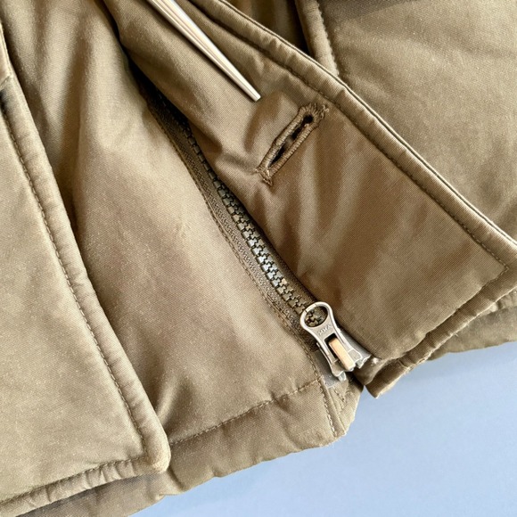 Woolrich John Rich & Bros "Arctic" Parka Khaki‎ Down Jacket – Size 6 – Hood Coat - Picture 9 of 14